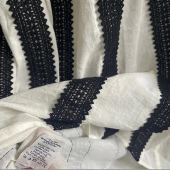 J.CREW Tie Neck Bow & Tie Traditional Romanian Style Dress Size Medium - Picture 11 of 14